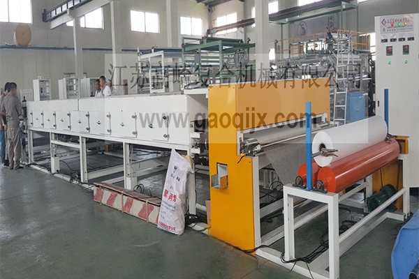 汽車內飾材料（liào）撒粉複（fù）合機